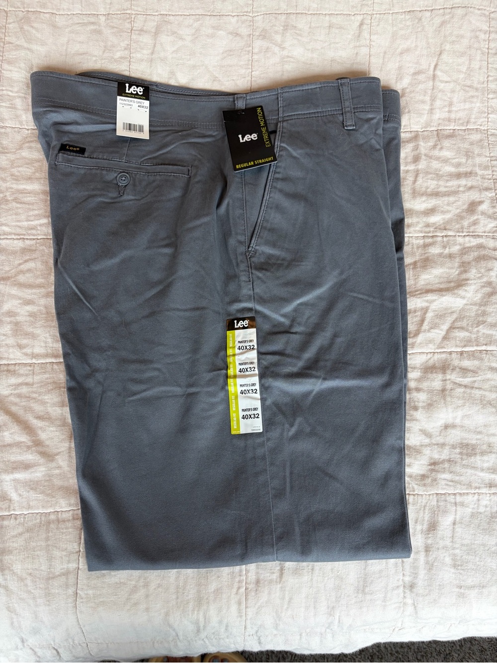 Lee Men's Chinos in Steel Gray